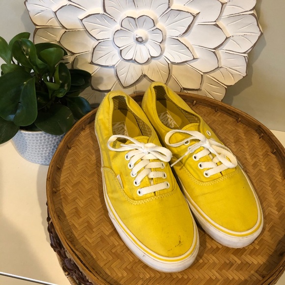 yellow vans off the wall